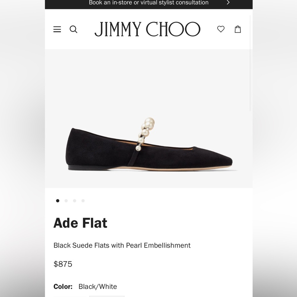 Jimmy Choo Ade Ballet Flat 36.5